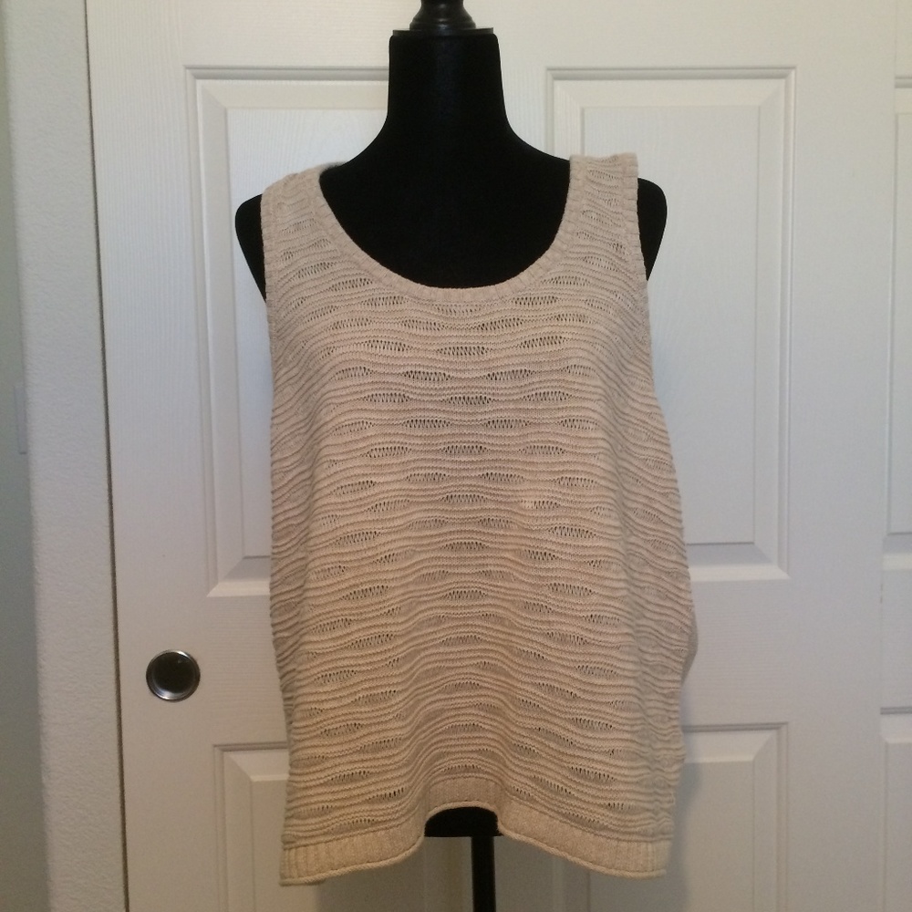 Mossimo Racer-Back Crochet/Knit Top